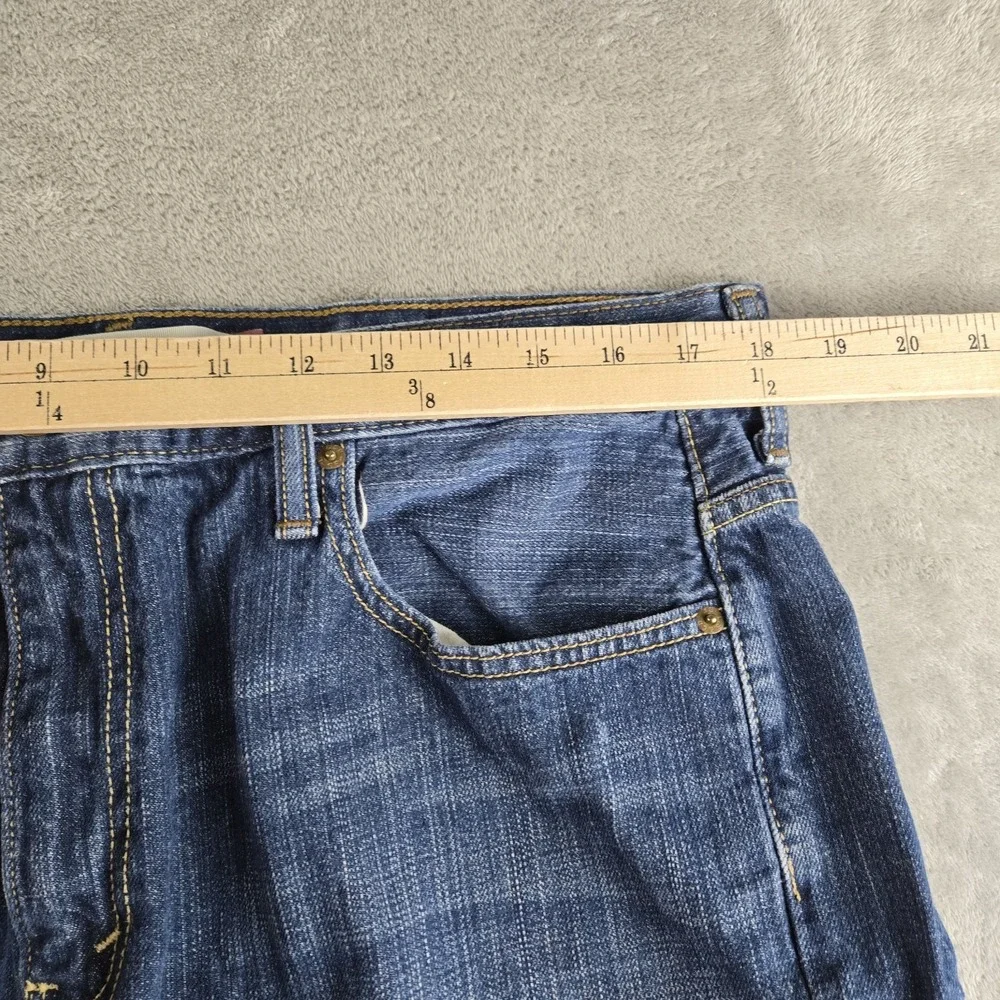 Levis 569 Jeans Mens 36x34 (Fits 34x31) Blue Denim 100% Cotton Loose Straight